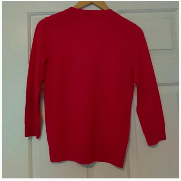 kate spade pink bow sweater size s like new - Picture 2 of 5